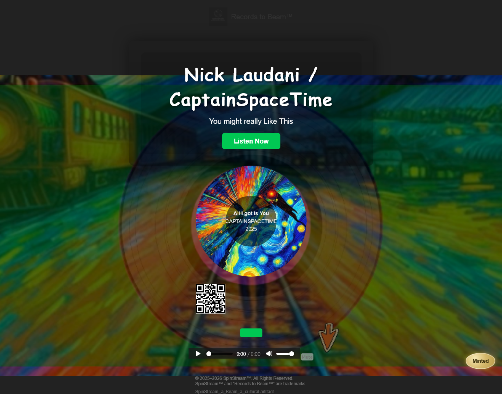 Finished SpinStream artifact example